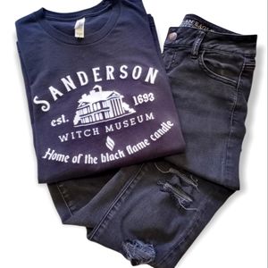 3/$25 Sanderson Black Flame Candle Black Unisex Tee
